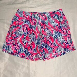 NWOT men’s LILLY PULITZER Capri Trunk Board Shorts swim trunks. Size XXL lobster